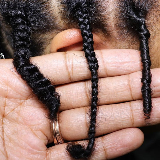3 methods for starting dreadlock/locs: two strand twists, braids/braid locs, comb coils